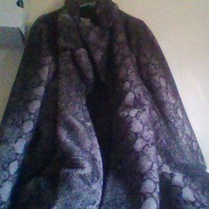Avec Les Filles Snakeskin Fur Coat